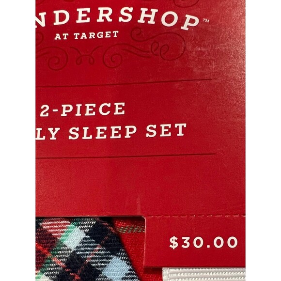 Men’s Red Plaid Cotton Pajama Set ~ Size: L ~ NWT - Picture 4 of 4